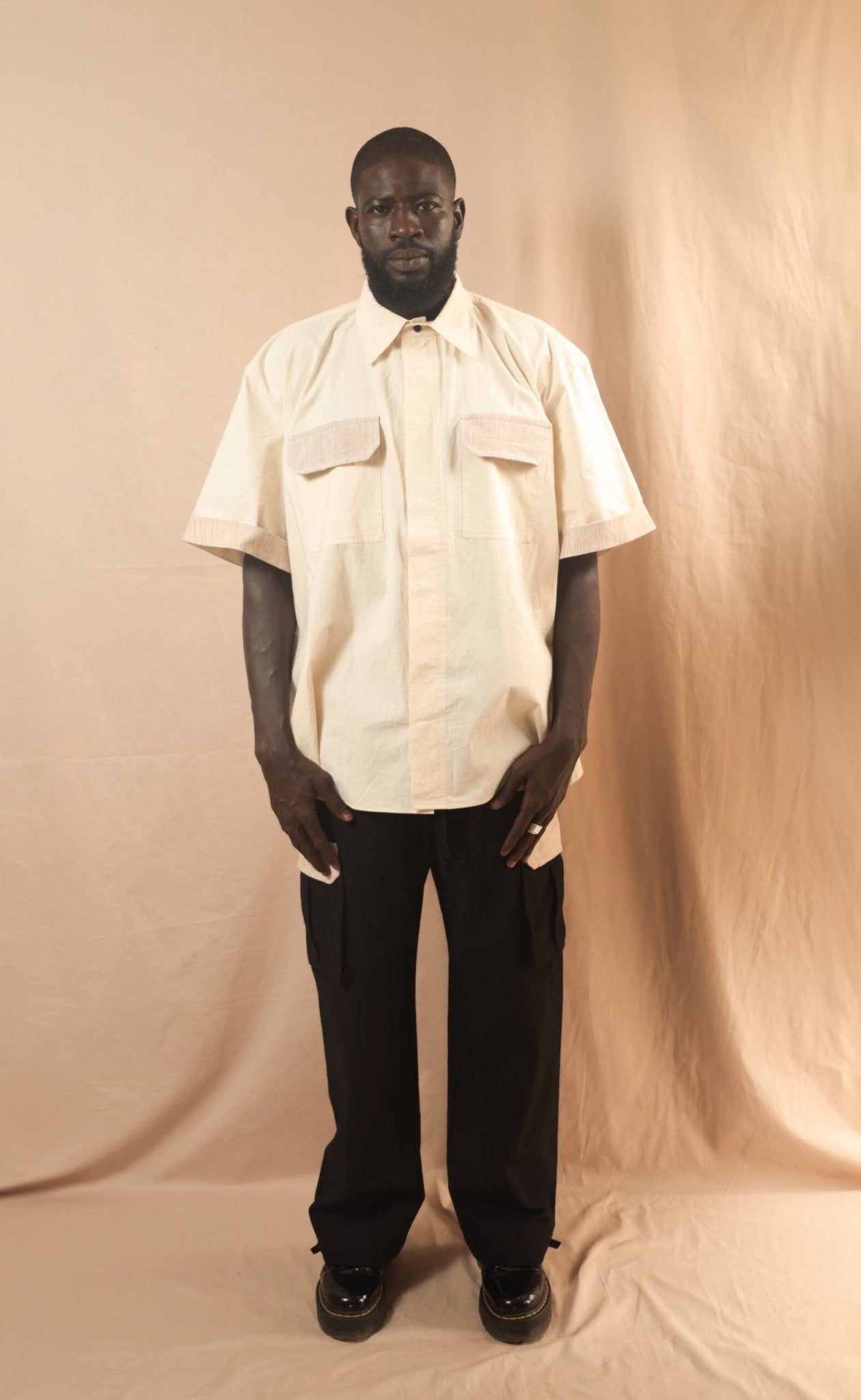 Chemise Agoua Ecru - SOKOLATA CLOTHING