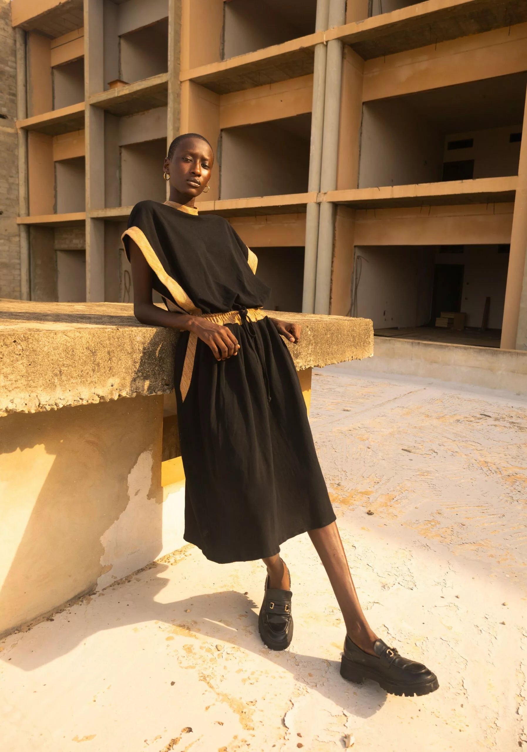 Jupe Bakel Noir - SOKOLATA CLOTHING