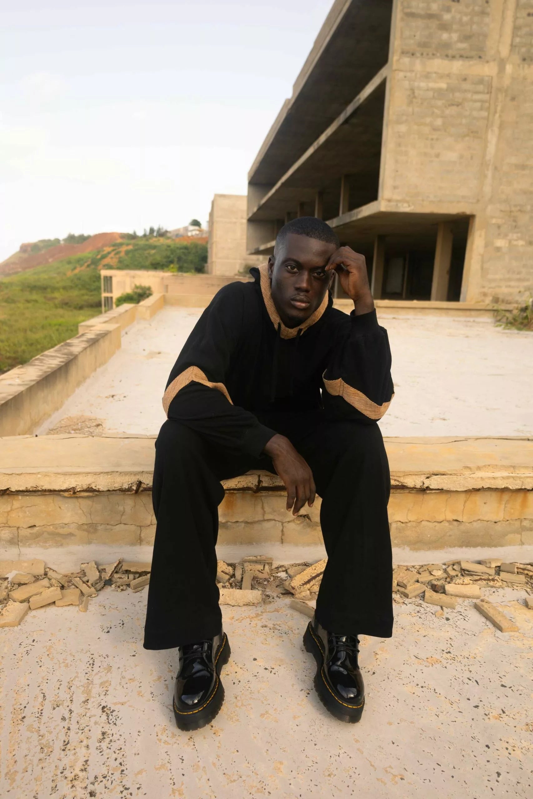 Rosso Black Trousers