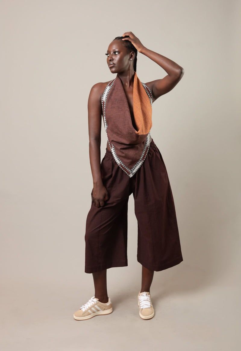 Diani Top - Imobrown edition - SOKOLATA CLOTHING