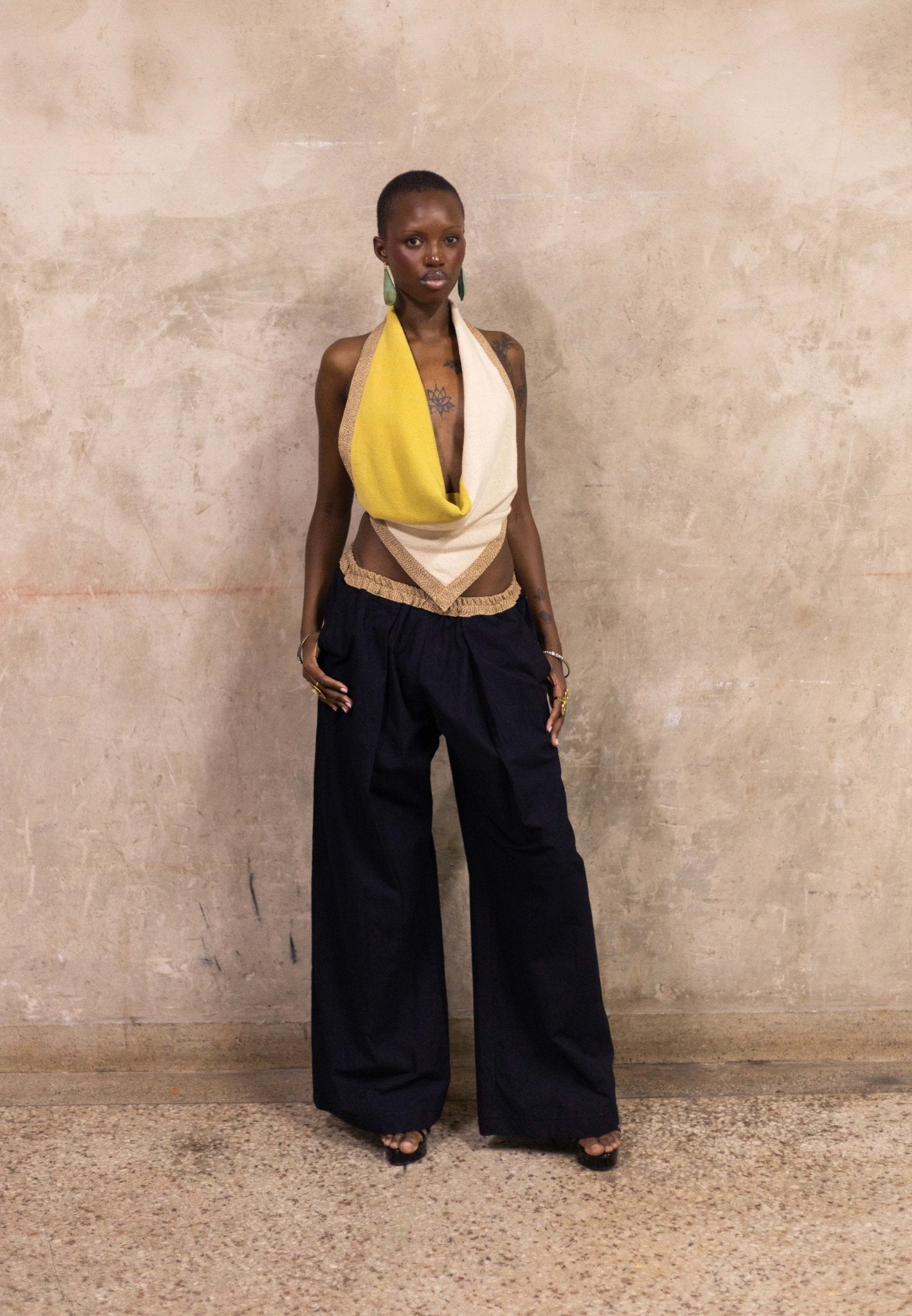 Pantalon Savè Noir - SOKOLATA CLOTHING