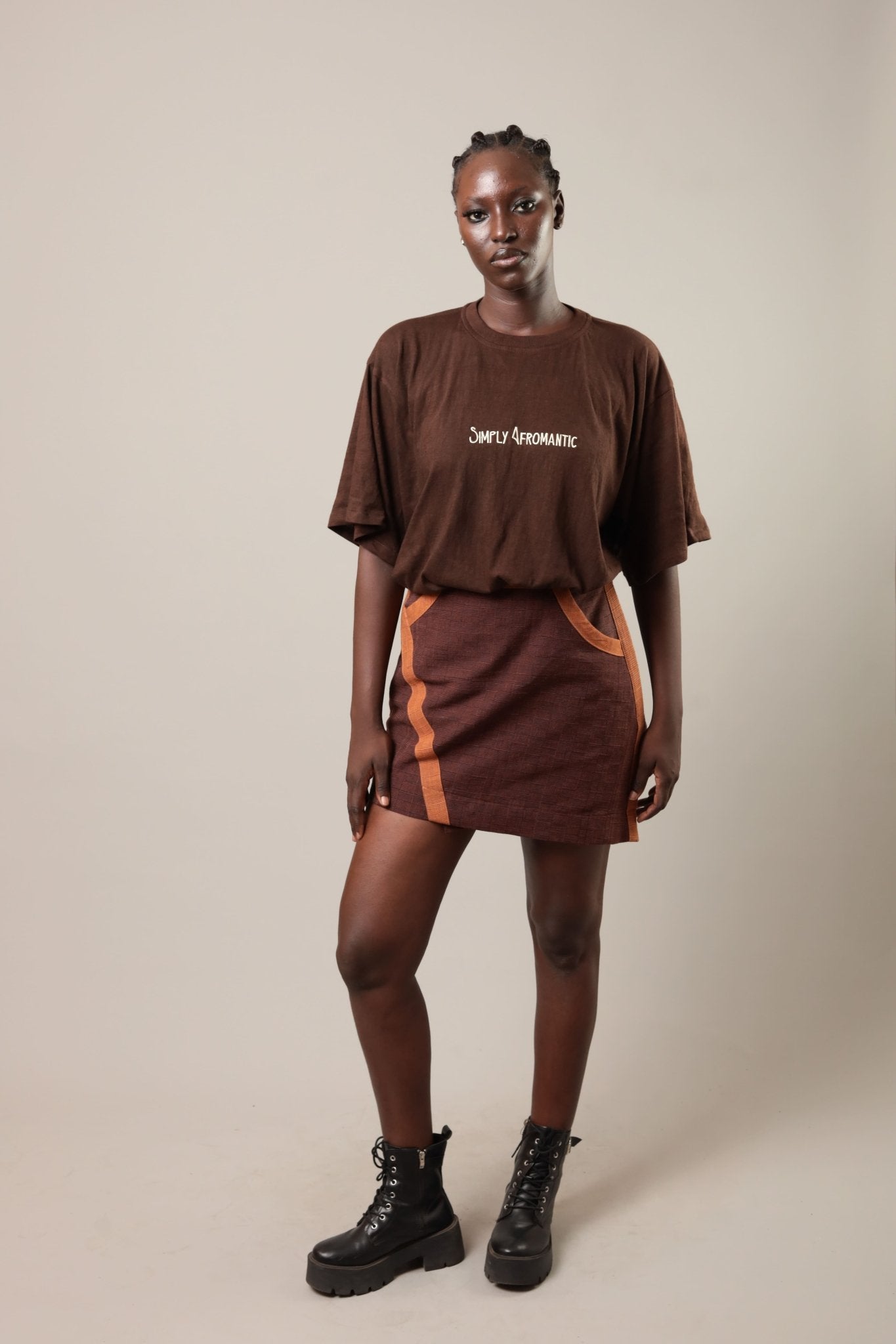 Jupe Kita Marron chocolat - SOKOLATA CLOTHING