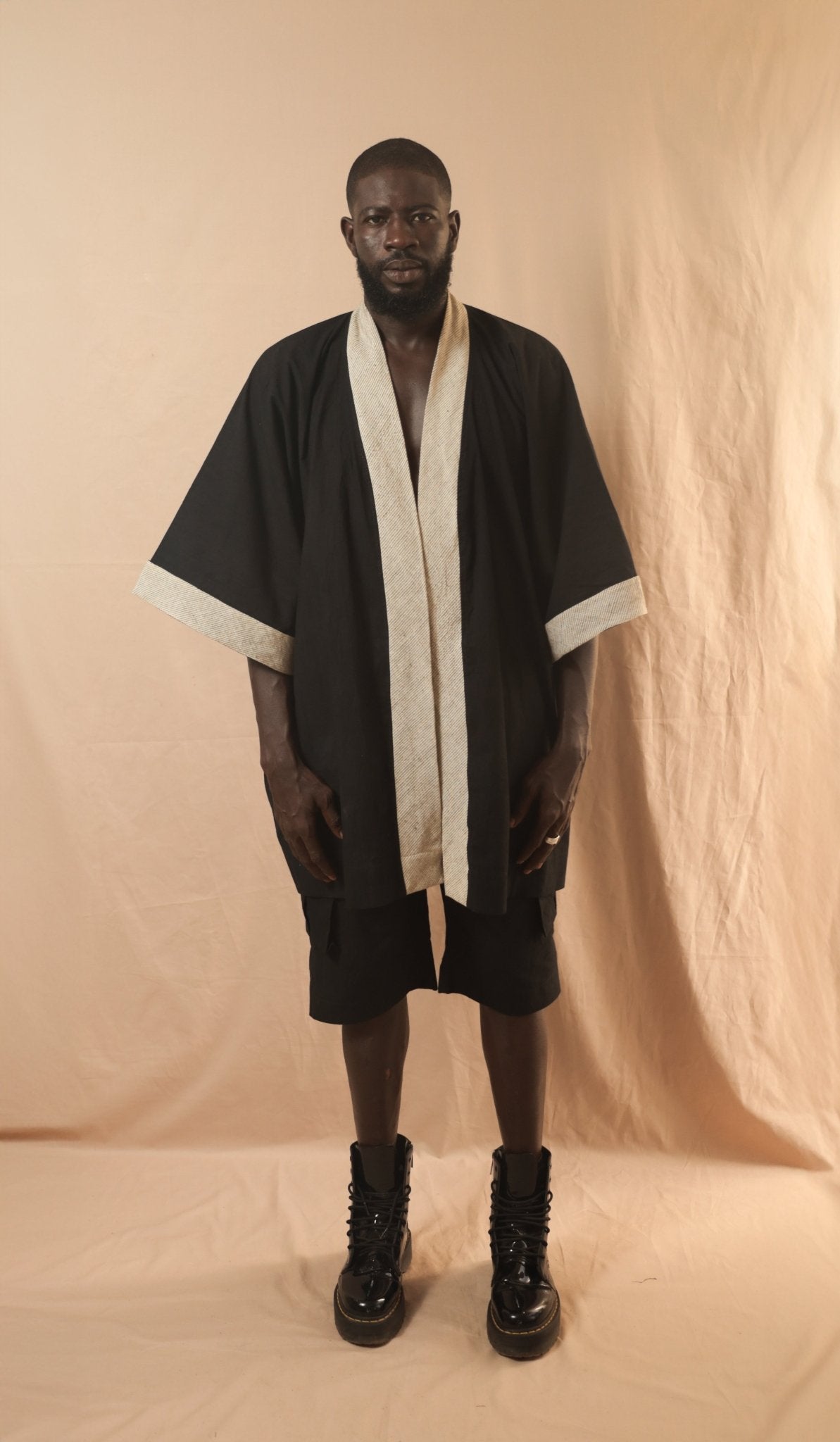 Kimono Sèmèrè Noir - SOKOLATA CLOTHING