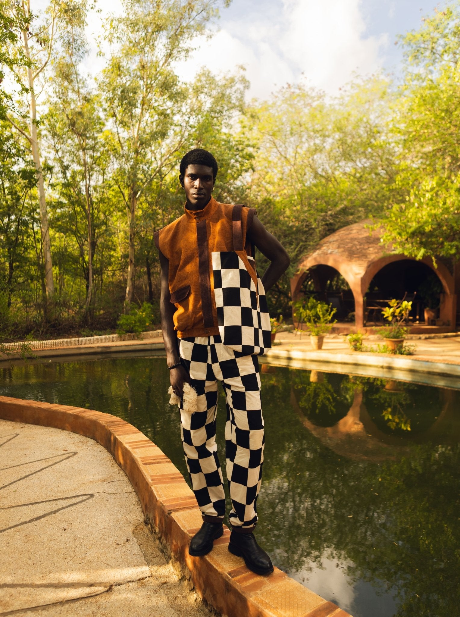 Pantalon San Blanc /noir