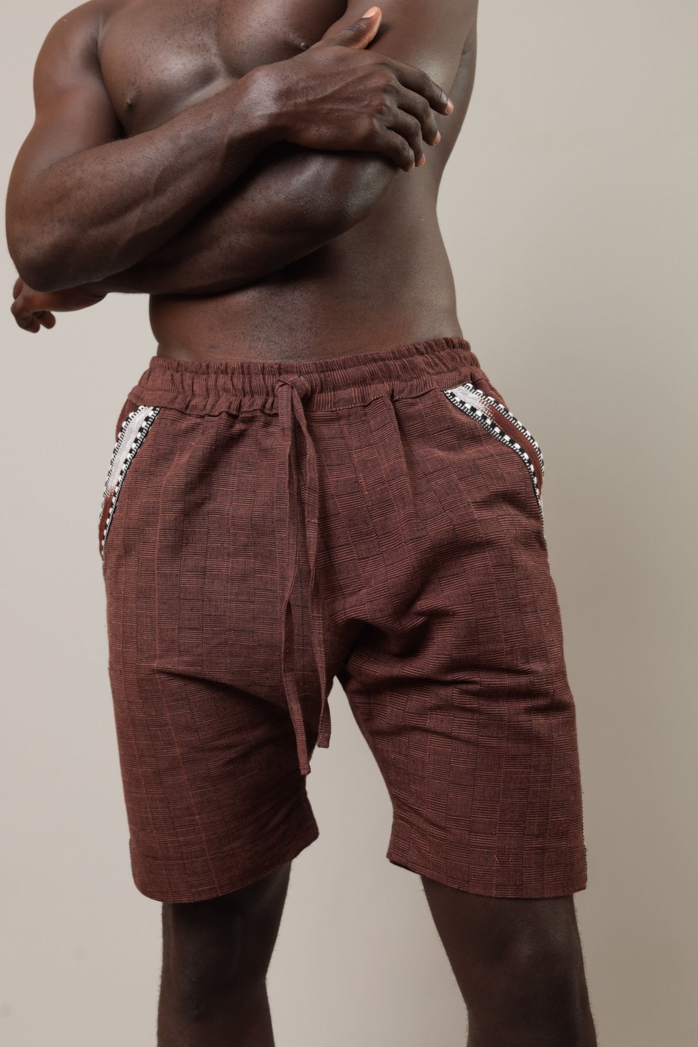 Short Kobri Marron chocolat - SOKOLATA CLOTHING