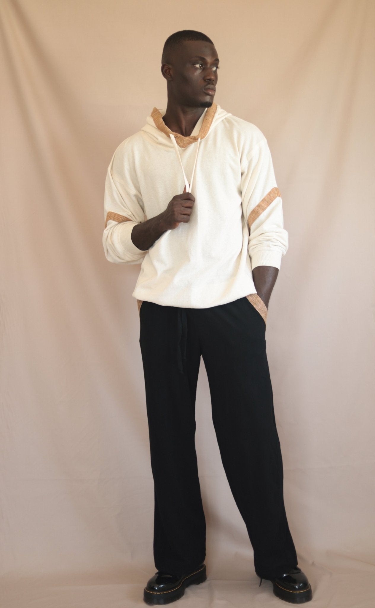 Pantalon Rosso Noir - SOKOLATA CLOTHING