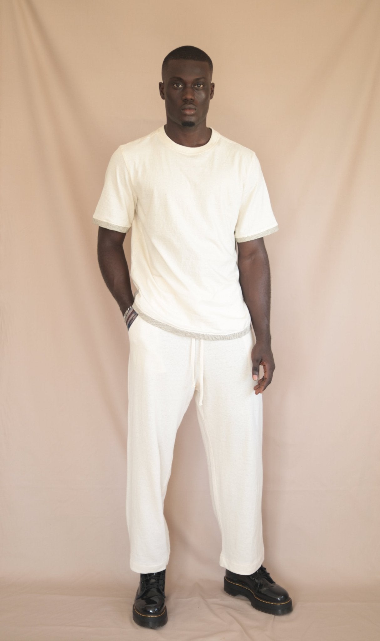 Pantalon Rosso Ecru - SOKOLATA CLOTHING