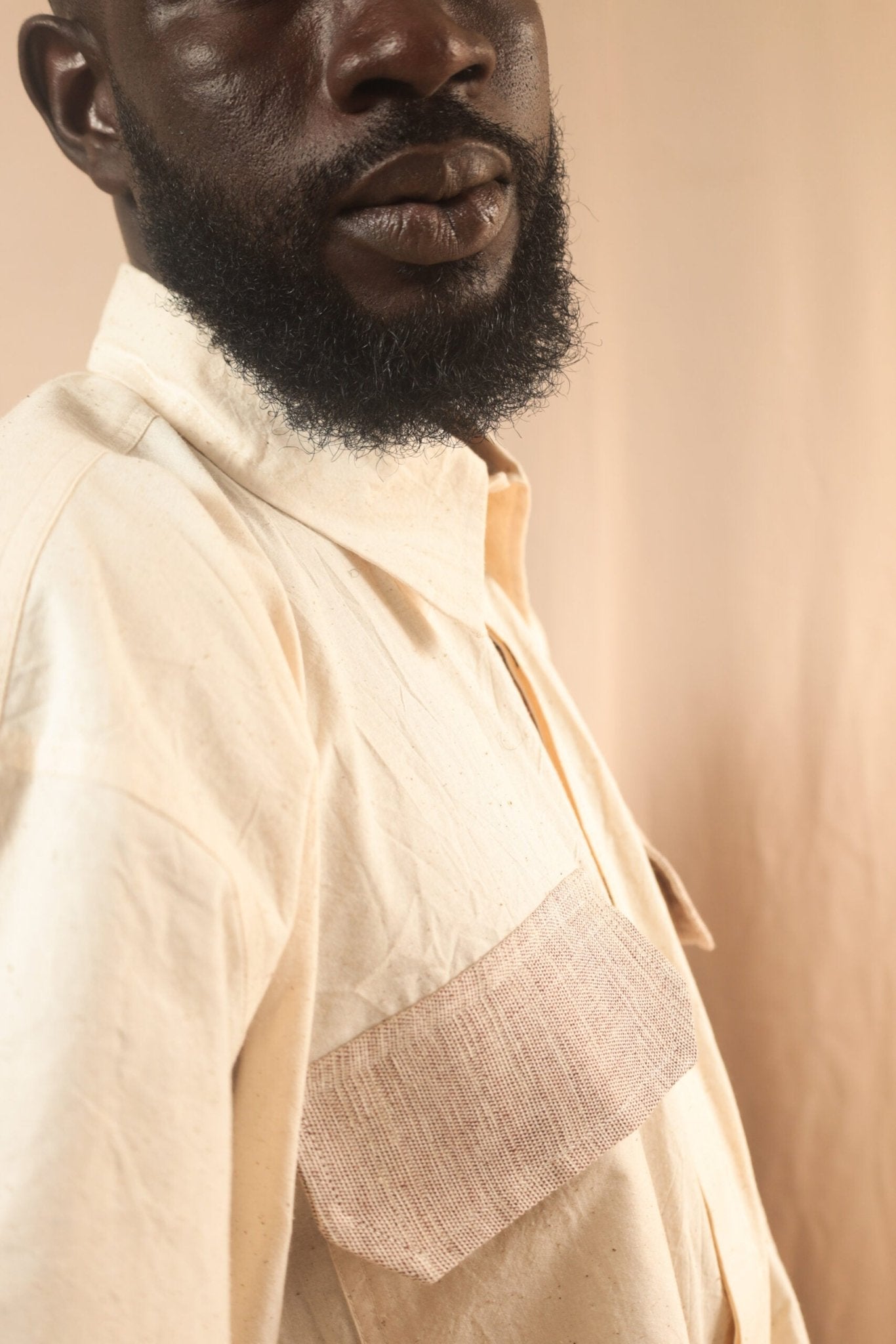 Chemise Agoua Ecru - SOKOLATA CLOTHING