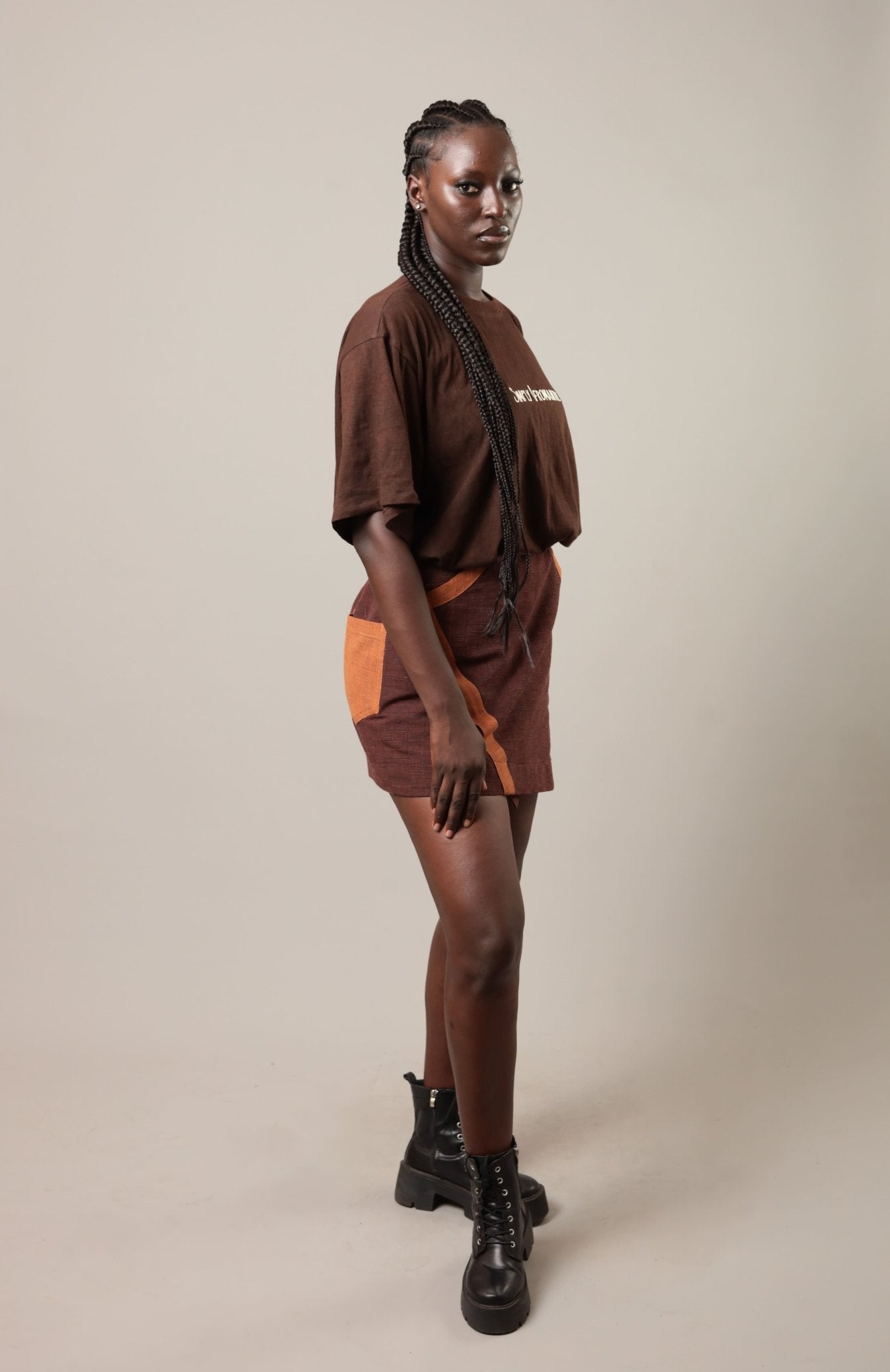 Jupe Kita Marron chocolat - SOKOLATA CLOTHING