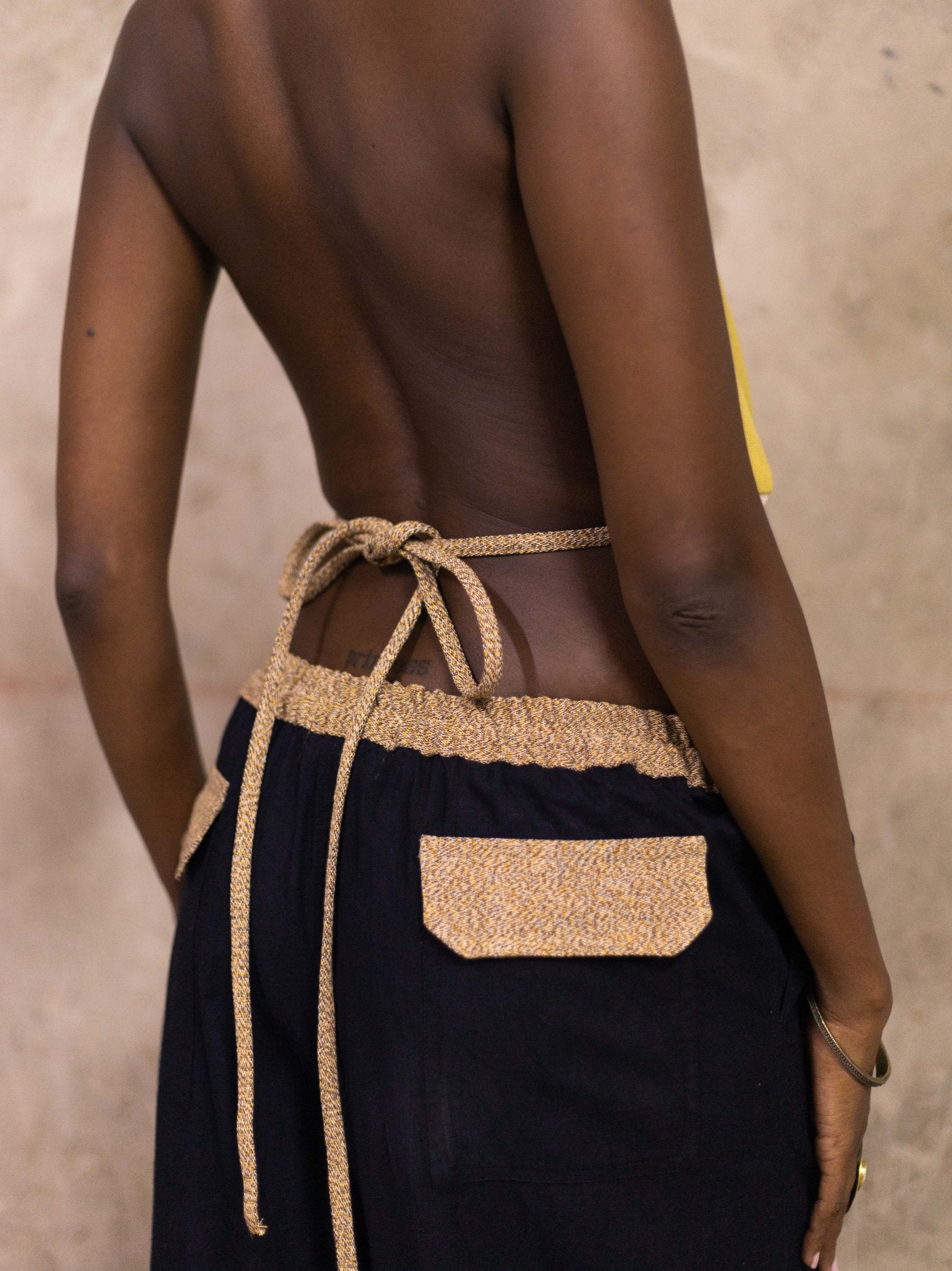 Pantalon Savè Noir - SOKOLATA CLOTHING