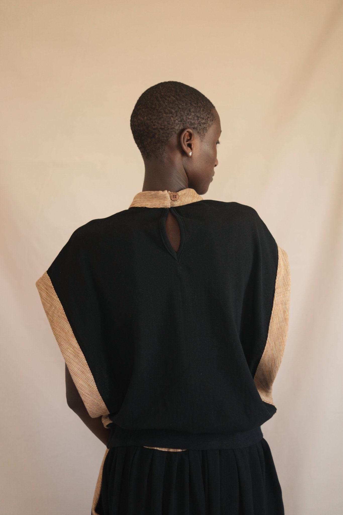 Top Kayar Noir - SOKOLATA CLOTHING