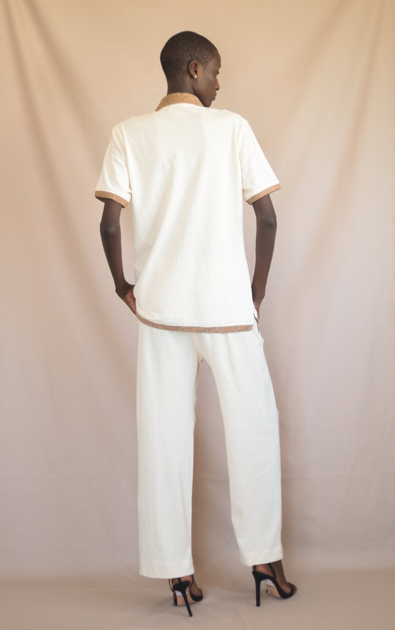 Pantalon Rosso Ecru - SOKOLATA CLOTHING