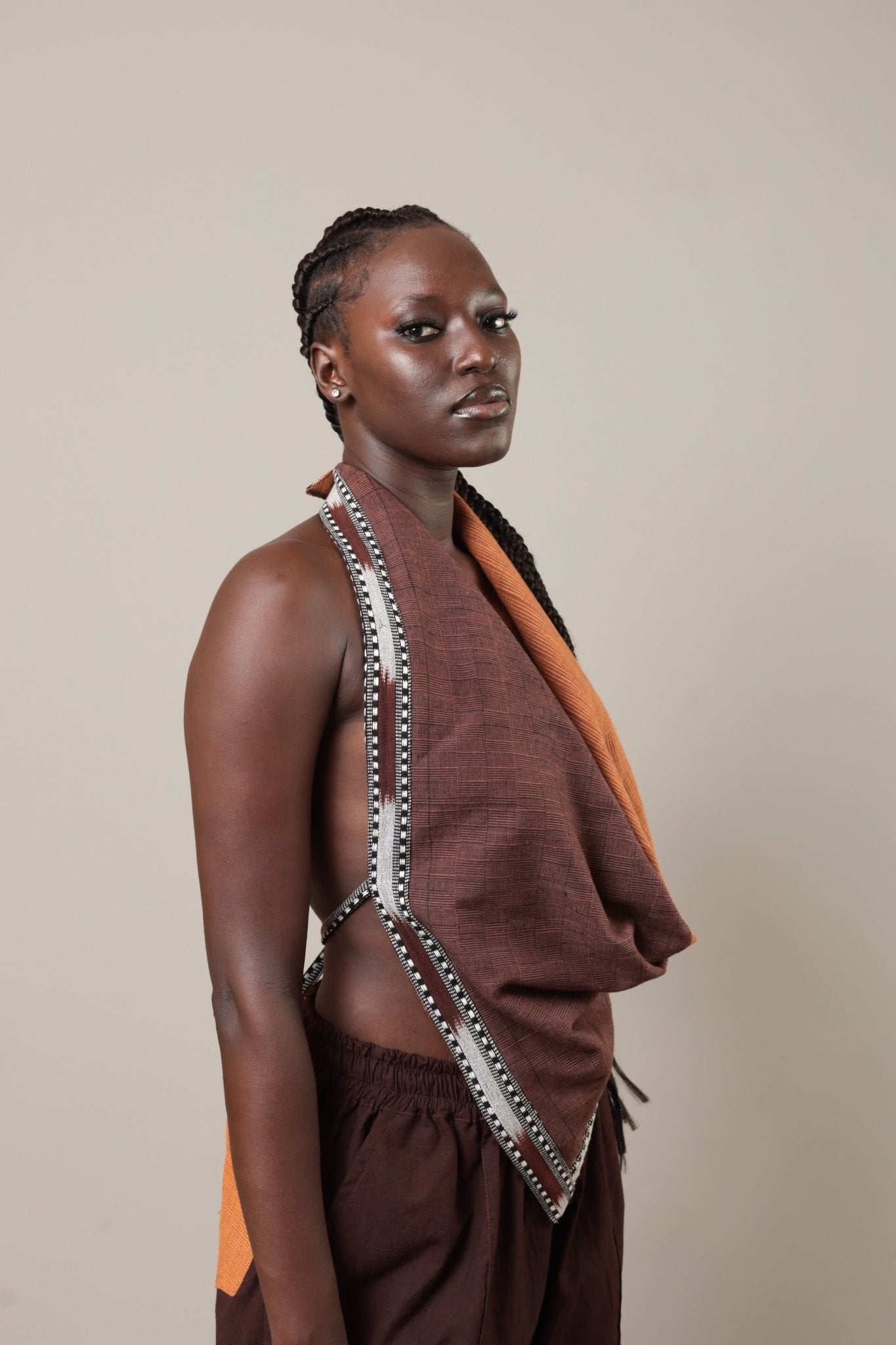 Diani Top - Imobrown edition - SOKOLATA CLOTHING