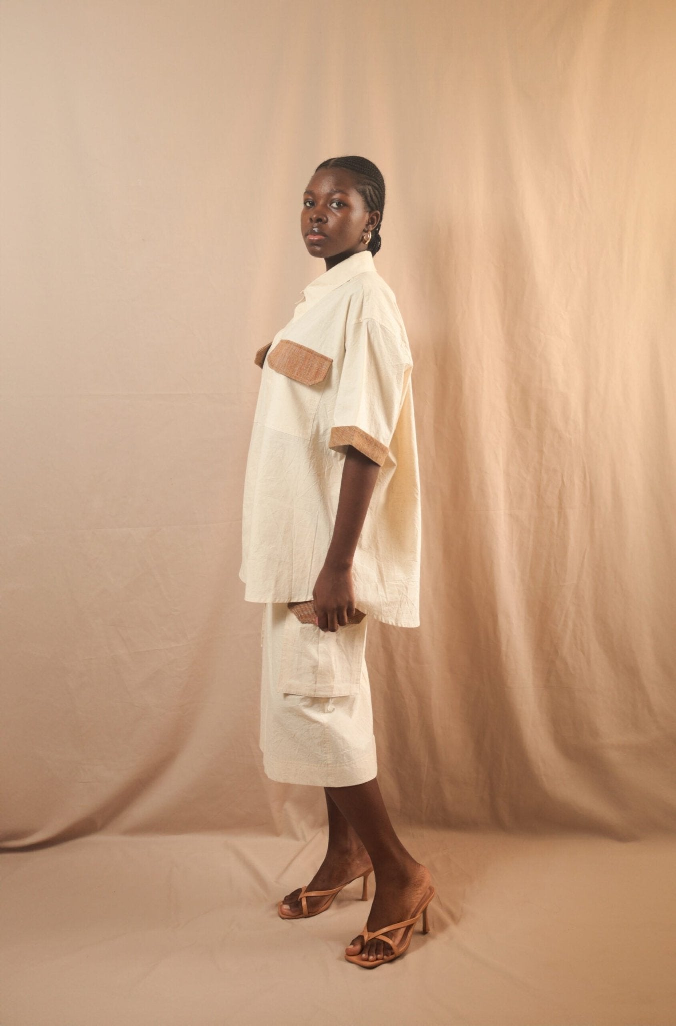 Chemise Agoua Ecru - SOKOLATA CLOTHING