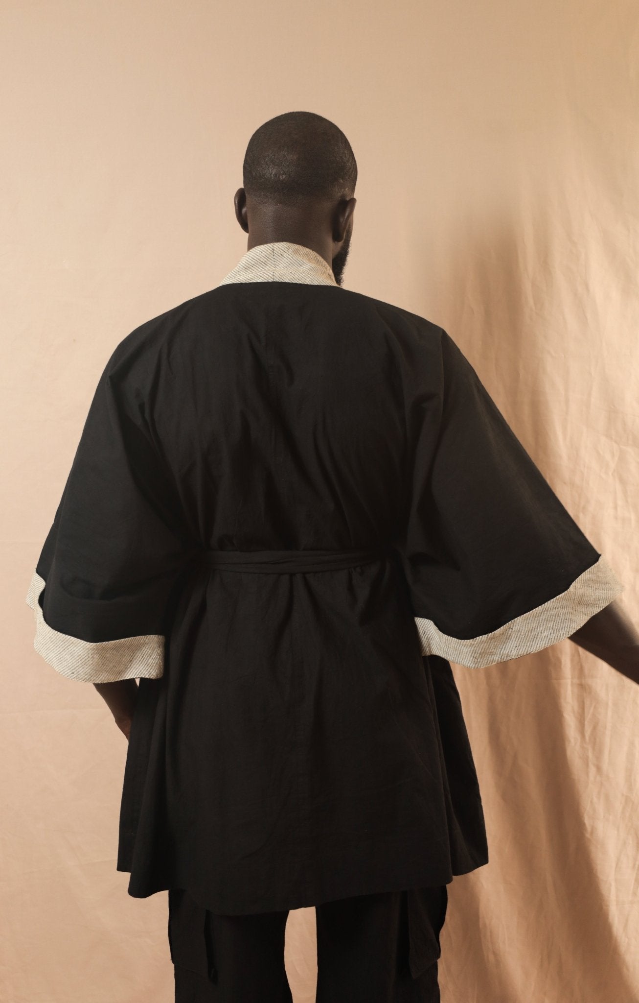 Kimono Sèmèrè Noir - SOKOLATA CLOTHING