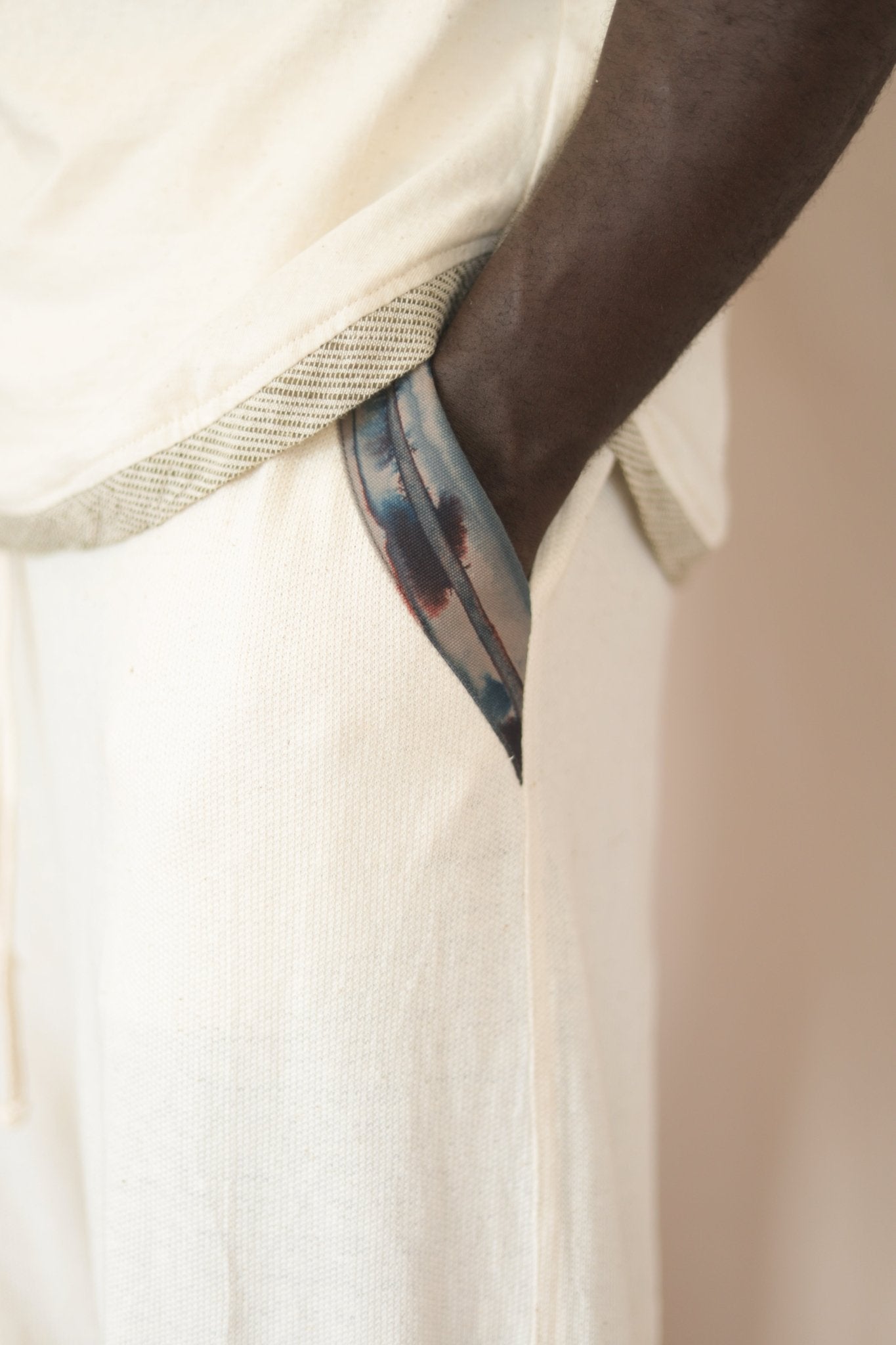 Pantalon Rosso Ecru - SOKOLATA CLOTHING