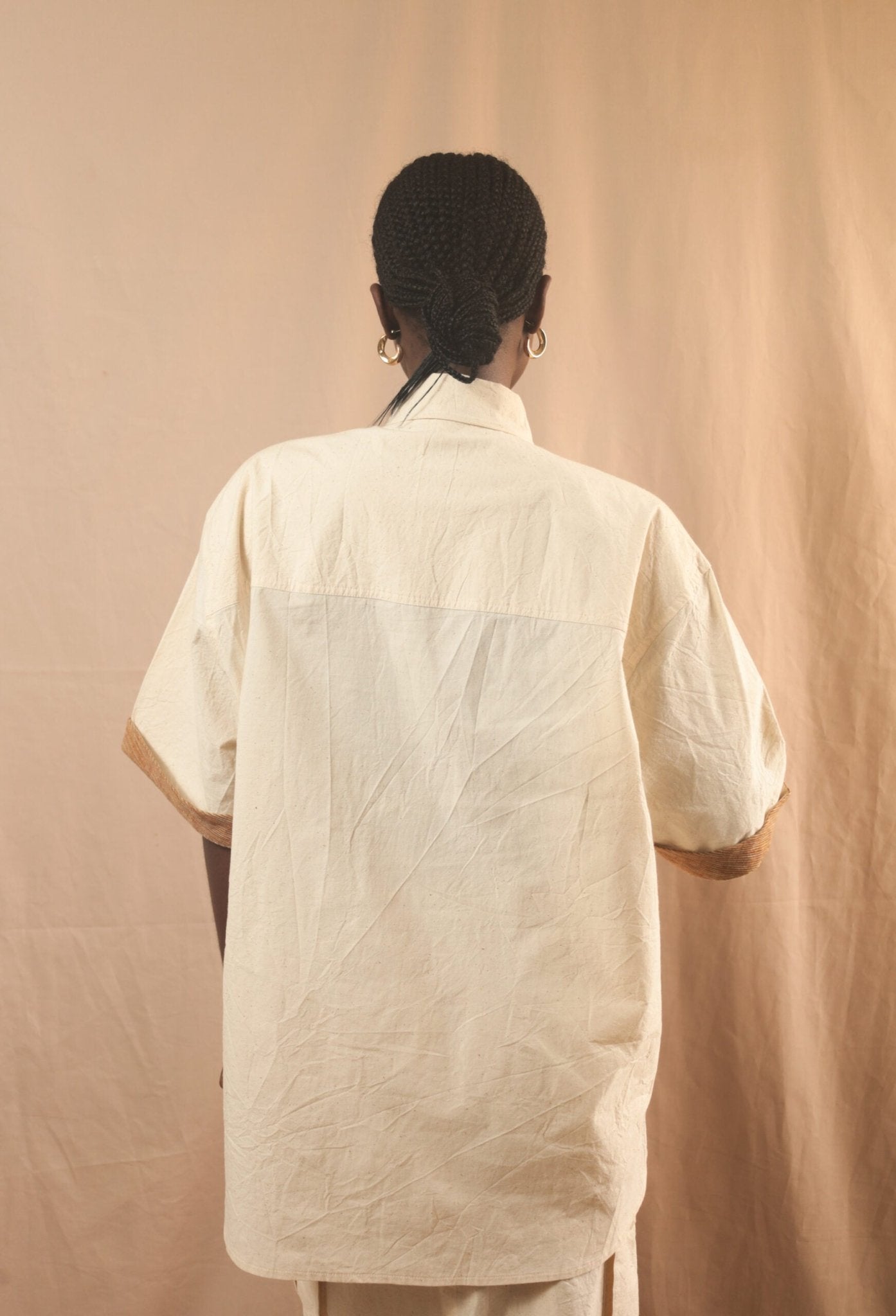 Chemise Agoua Ecru - SOKOLATA CLOTHING