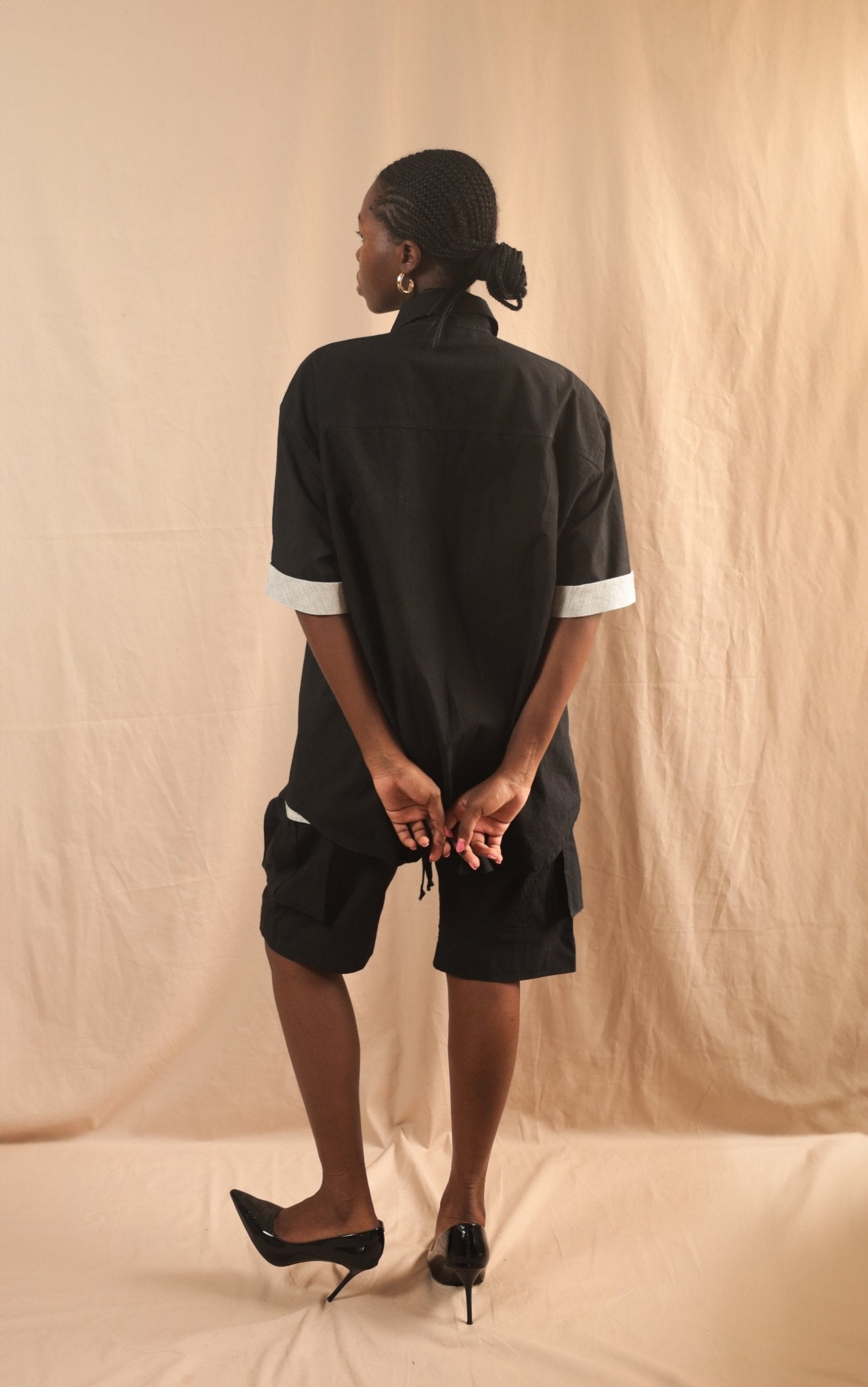 Chemise Agoua Noir - SOKOLATA CLOTHING