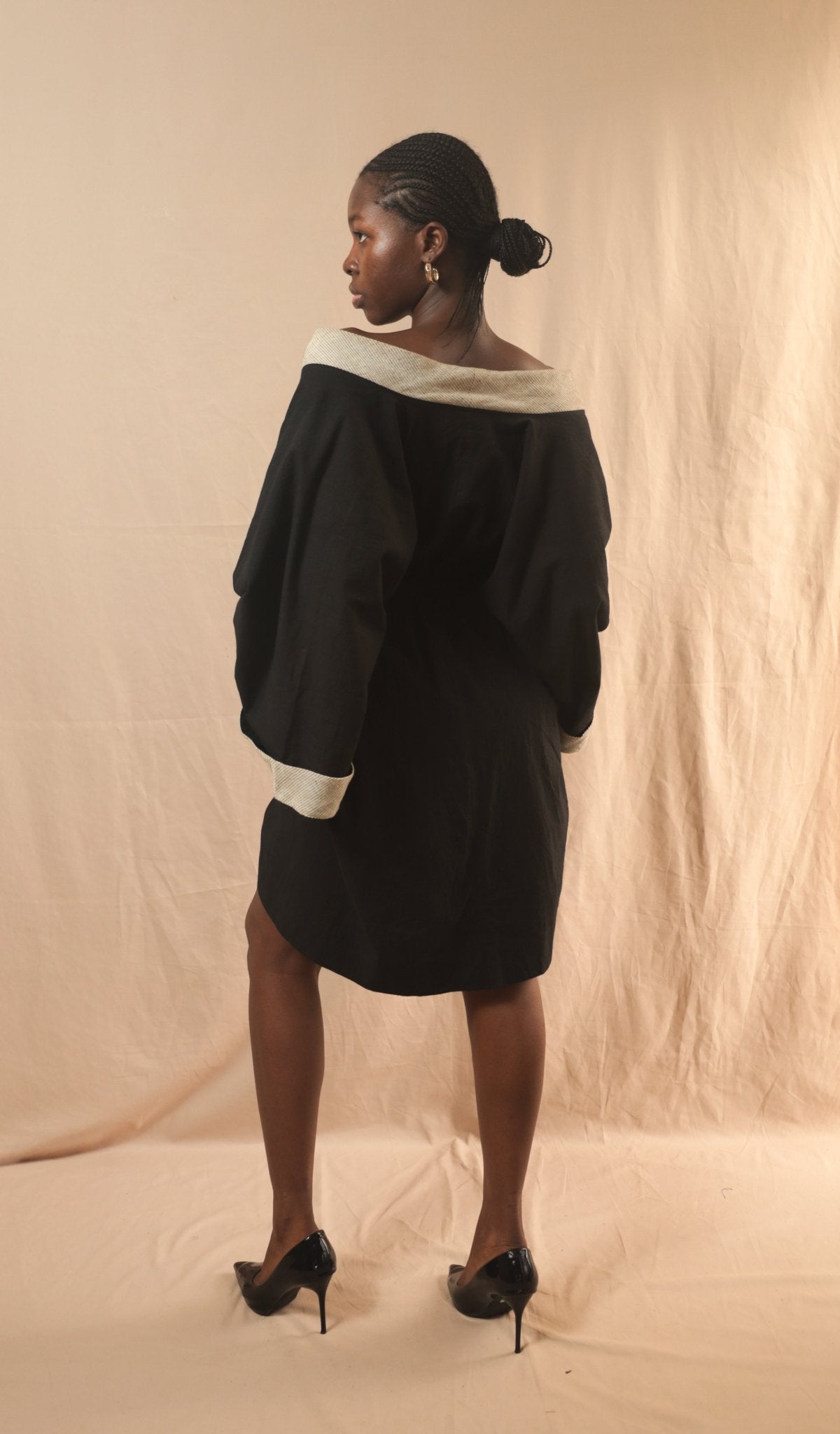 Kimono Sèmèrè Noir - SOKOLATA CLOTHING