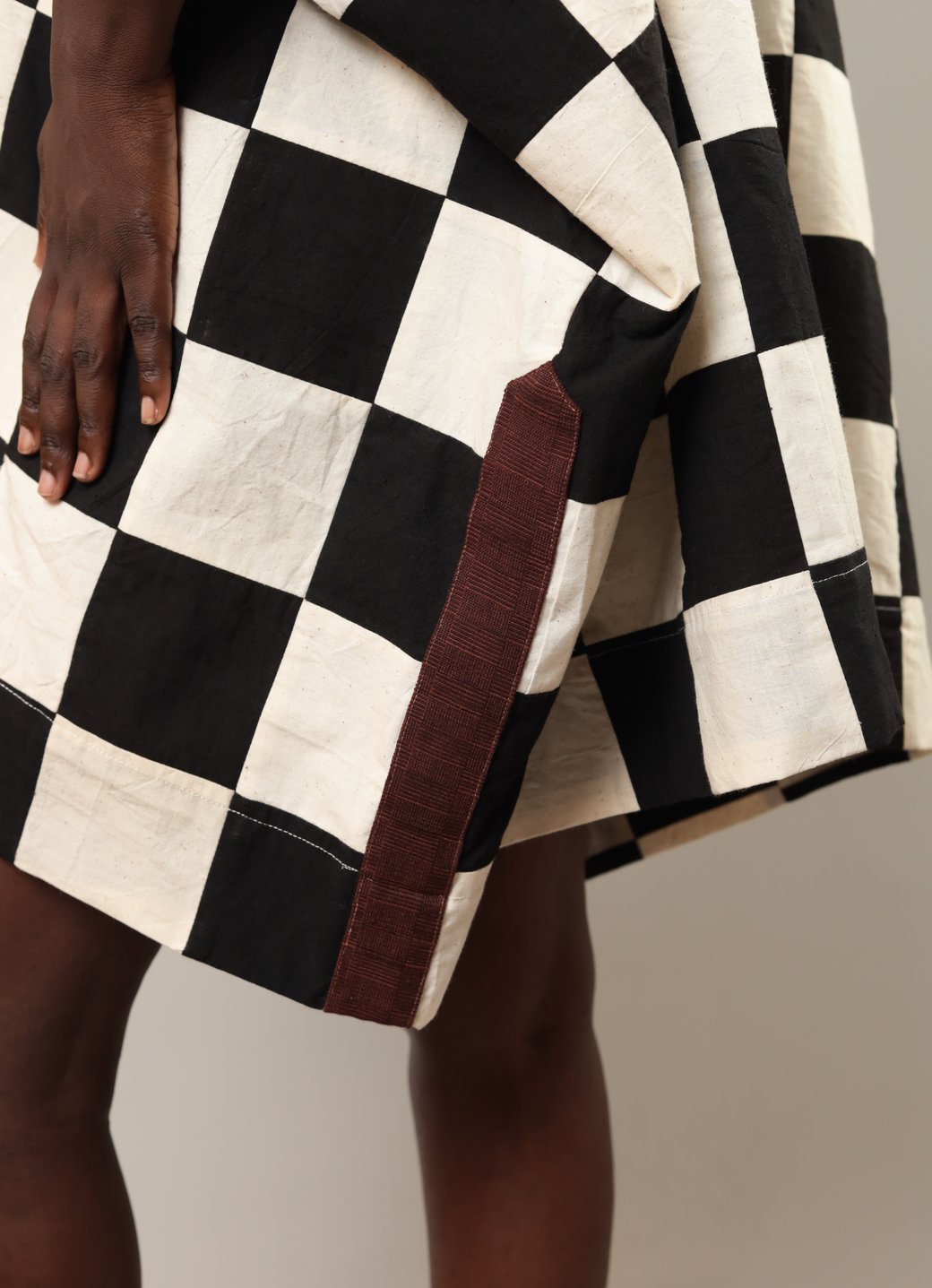 Bubu Djénné Blanc /noir - SOKOLATA CLOTHING