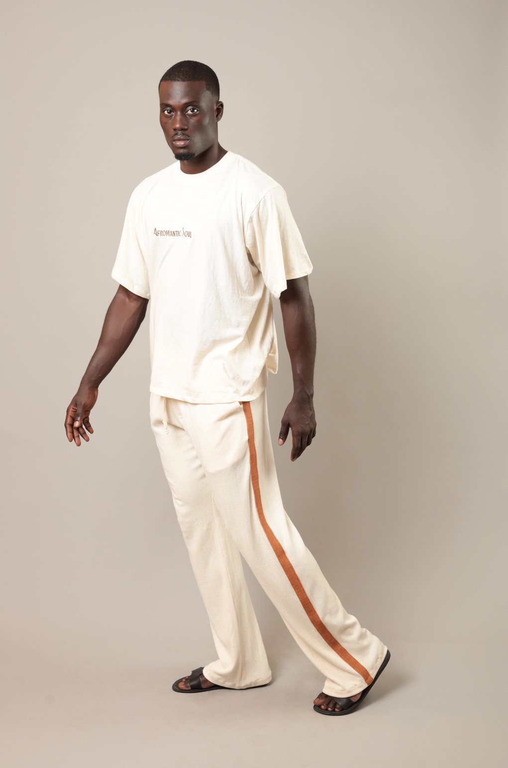 Pantalon Kayes Ecru - SOKOLATA CLOTHING