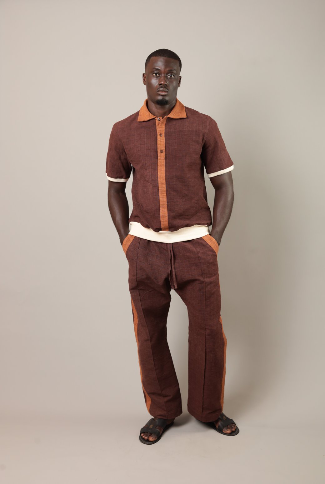 Pantalon Sikasso Marron chocolat - SOKOLATA CLOTHING