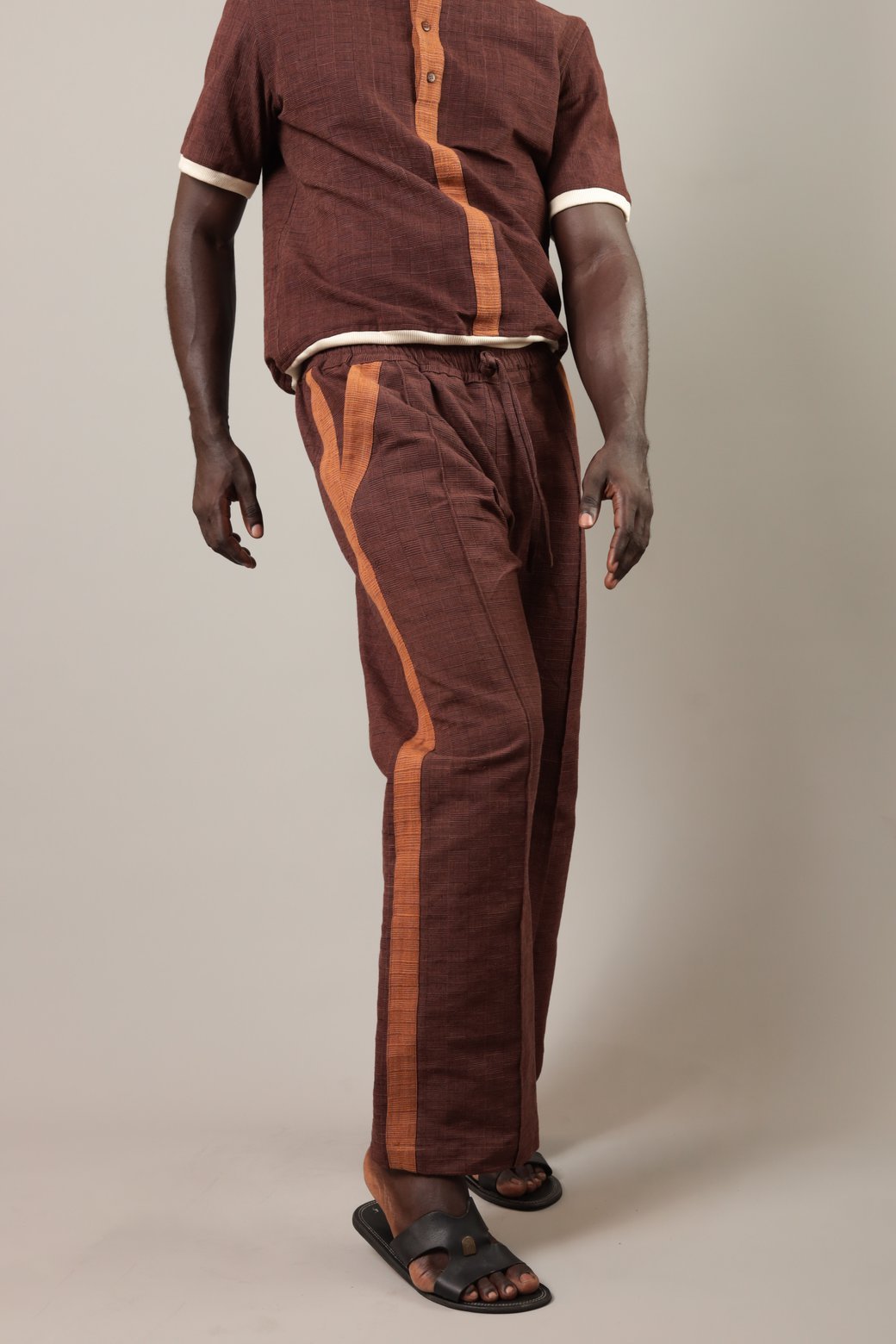 Pantalon Sikasso Marron chocolat - SOKOLATA CLOTHING