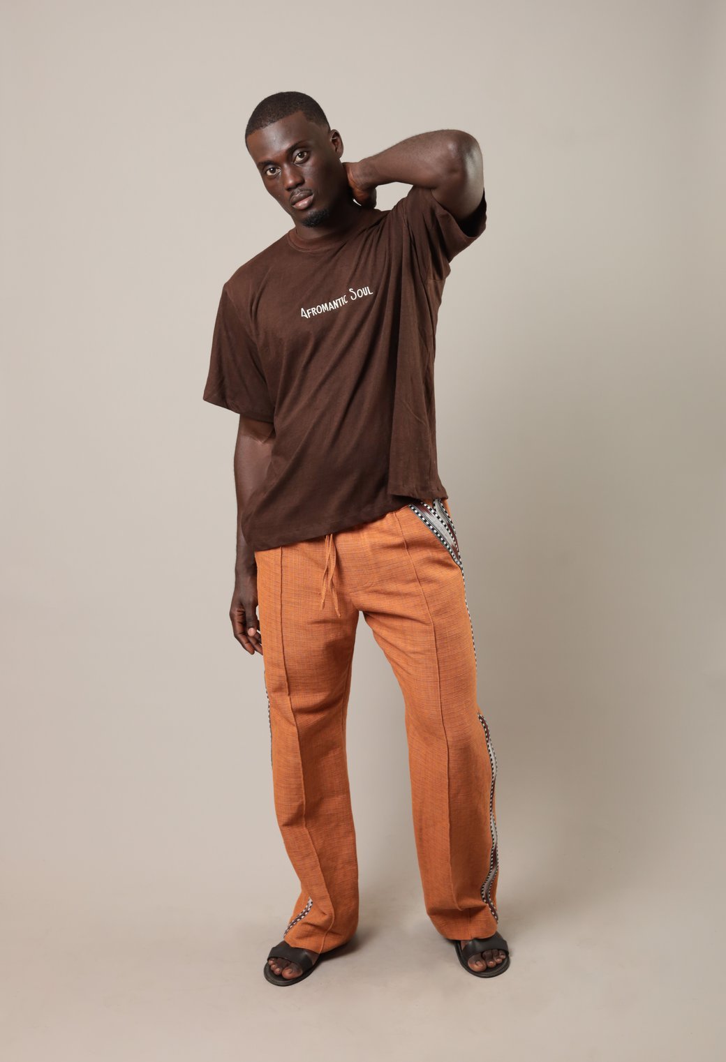 Pantalon Sikasso Orange foncé - SOKOLATA CLOTHING
