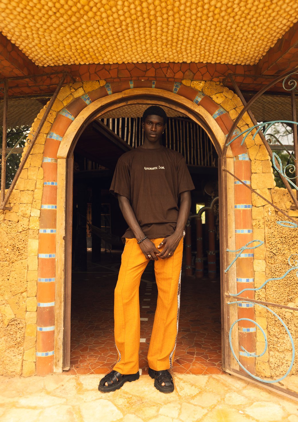 Pantalon Sikasso Orange foncé