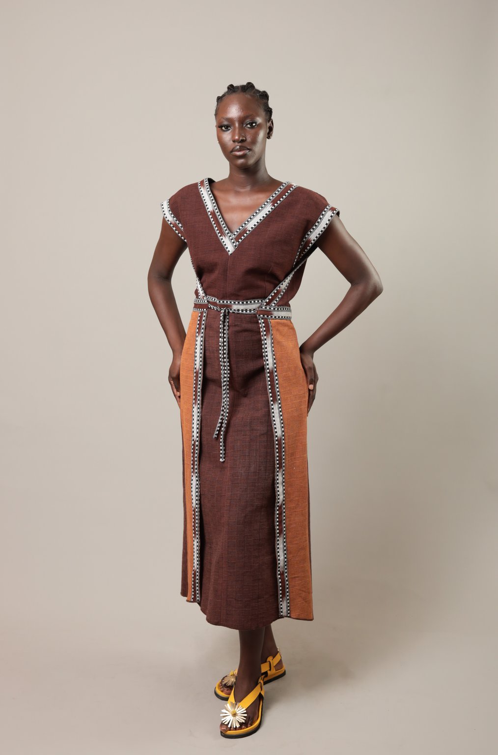 Robe Mopti Marron chocolat - SOKOLATA CLOTHING
