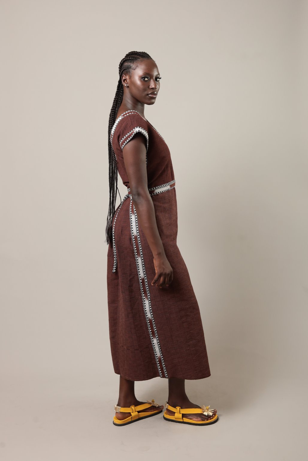 Robe Mopti Marron chocolat - SOKOLATA CLOTHING