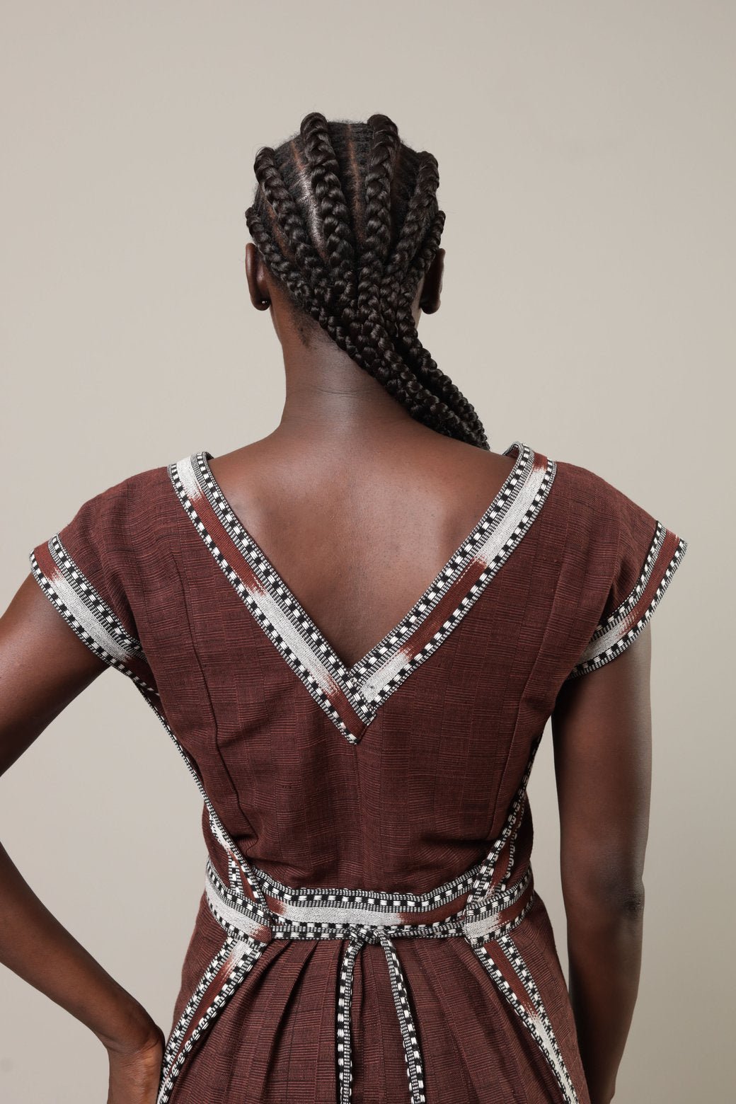 Robe Mopti Marron chocolat - SOKOLATA CLOTHING