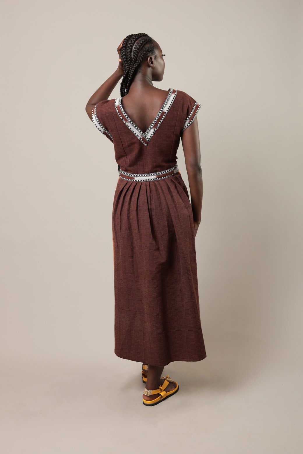 Robe Mopti Marron chocolat - SOKOLATA CLOTHING
