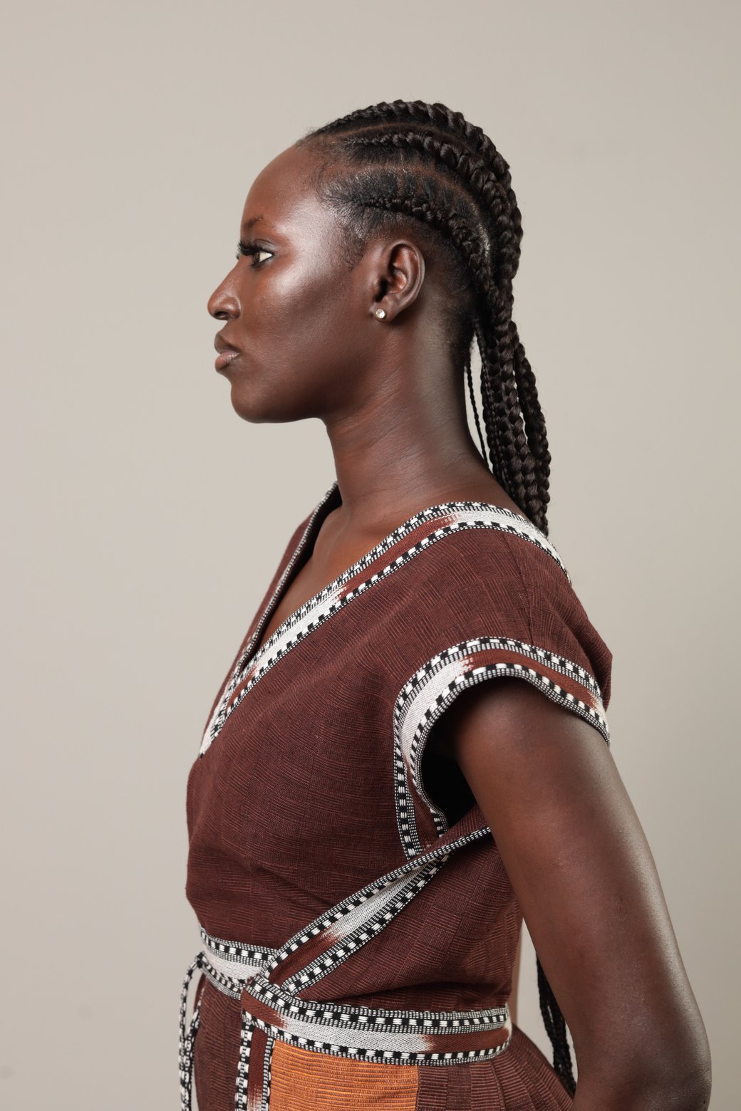 Robe Mopti Marron chocolat - SOKOLATA CLOTHING