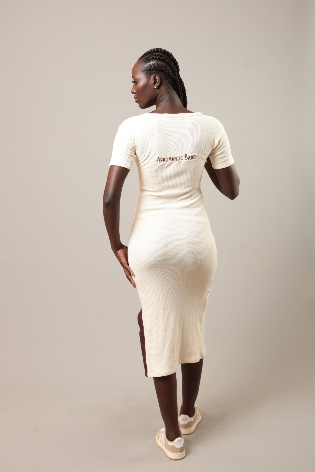 Robe Yelimané Ecru - SOKOLATA CLOTHING