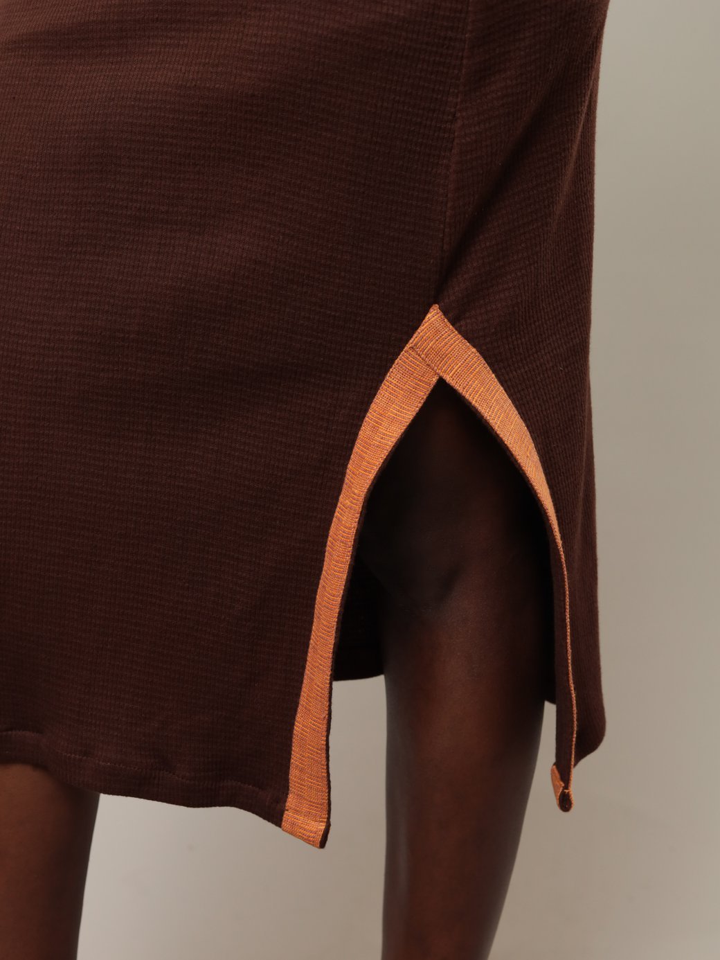 Robe Yelimané Marron chocolat - SOKOLATA CLOTHING