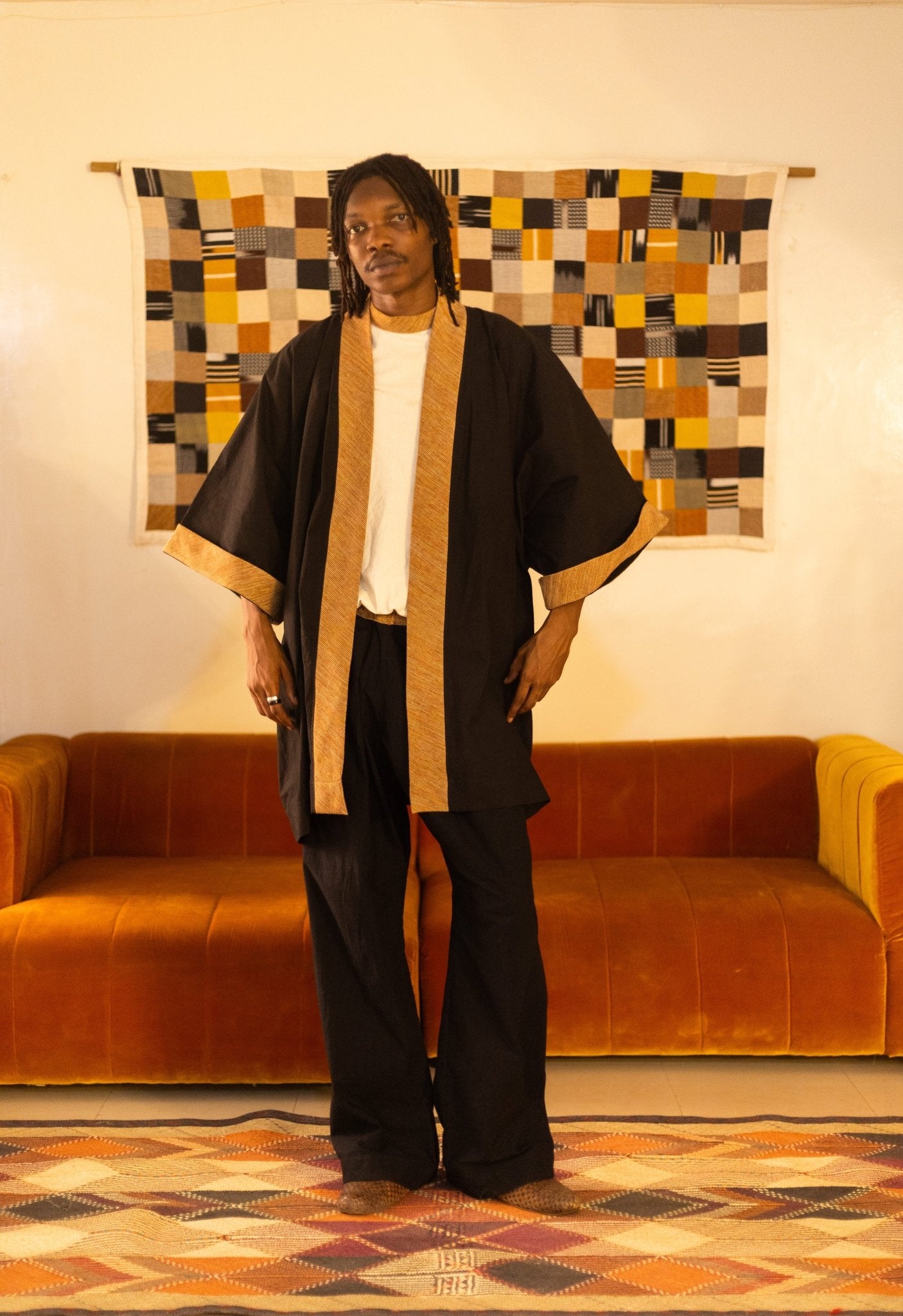 Kimono Sèmèrè Noir - SOKOLATA CLOTHING