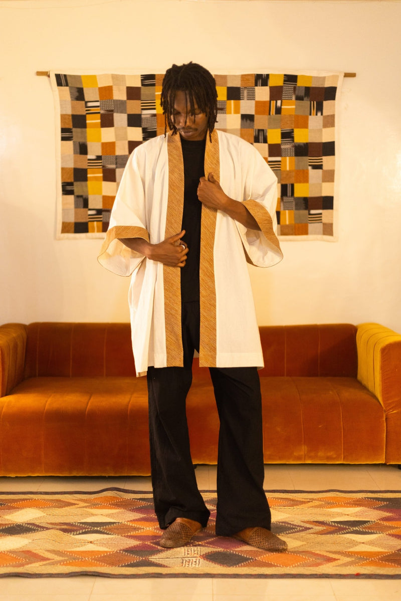 Kimono Sèmèrè Ecru - SOKOLATA CLOTHING